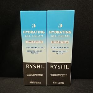 2pc Lot Ryshi Hydrating Gel Cream 1.7oz Each Exp 10/27
